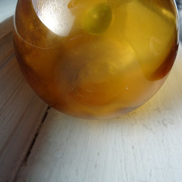 Vintage glass apple or pumpkin - Picture 6 of 7